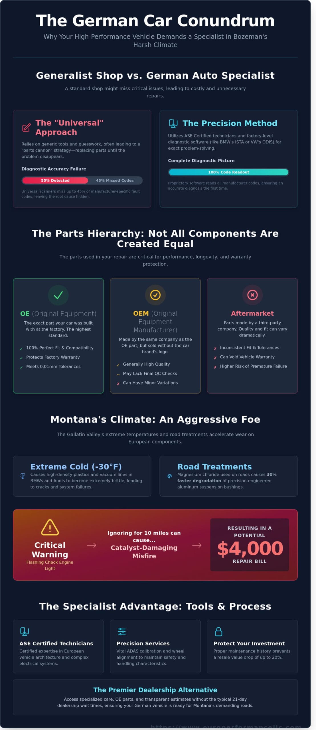 Expert Bozeman Car Repair for German Cars: The Specialist Advantage in 2026