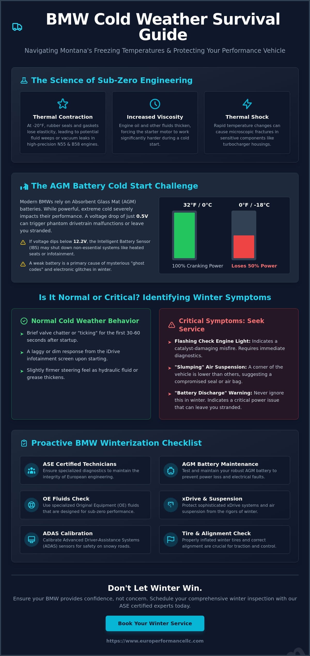 BMW Cold Weather Performance Issues: A Montana Owner's Survival Guide