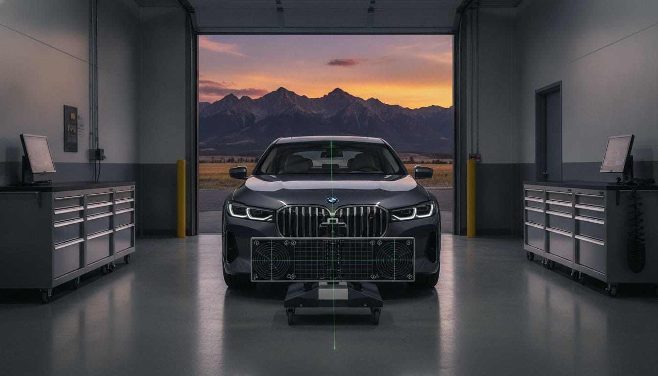 BMW ADAS Calibration in Belgrade, MT: Precision Safety for Montana Roads