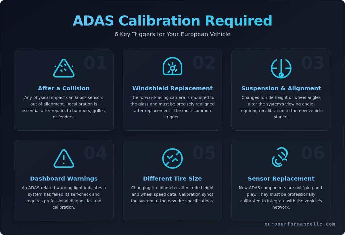 Schedule Expert ADAS Calibration for Your European Vehicle