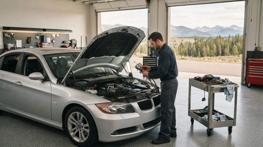 BMW E90 A/C Blowing Hot Air? Causes, Checks, and Fixes