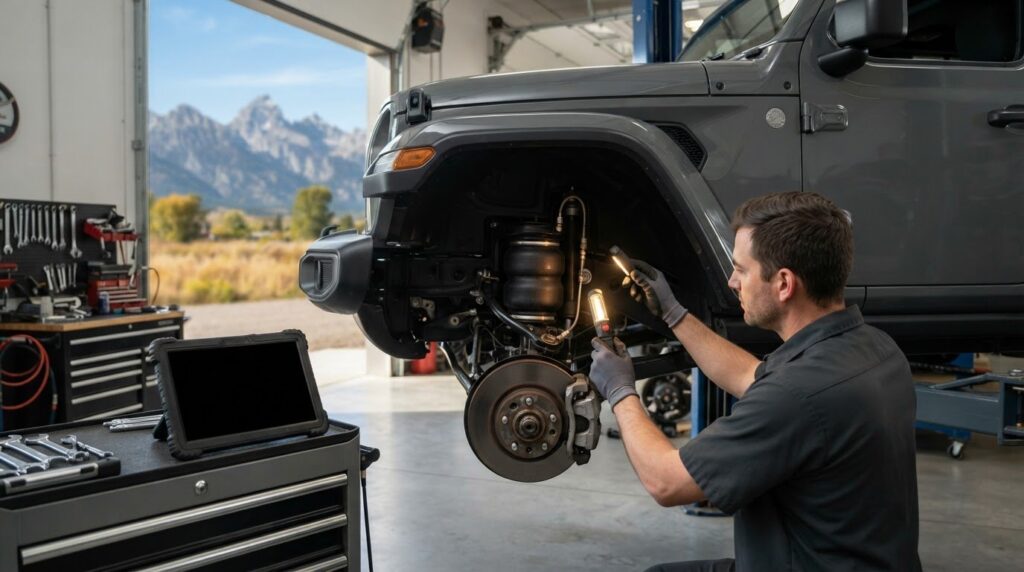 How to Fix a Discovery 3 Air Suspension Fault in Belgrade